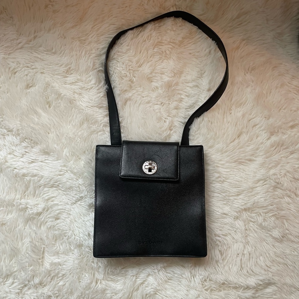 Bvlgari Leather Shoulder Bag